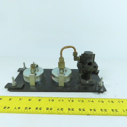 Jordan Valve 12-3 Control & Manual Loading Pressure Gauges