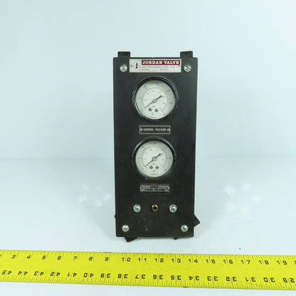 Jordan Valve 12-3 Control & Manual Loading Pressure Gauges