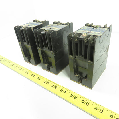Square D L0-20 Ser A Control Relay Class 8501 600VAC 10A 120V Coil Lot Of 3