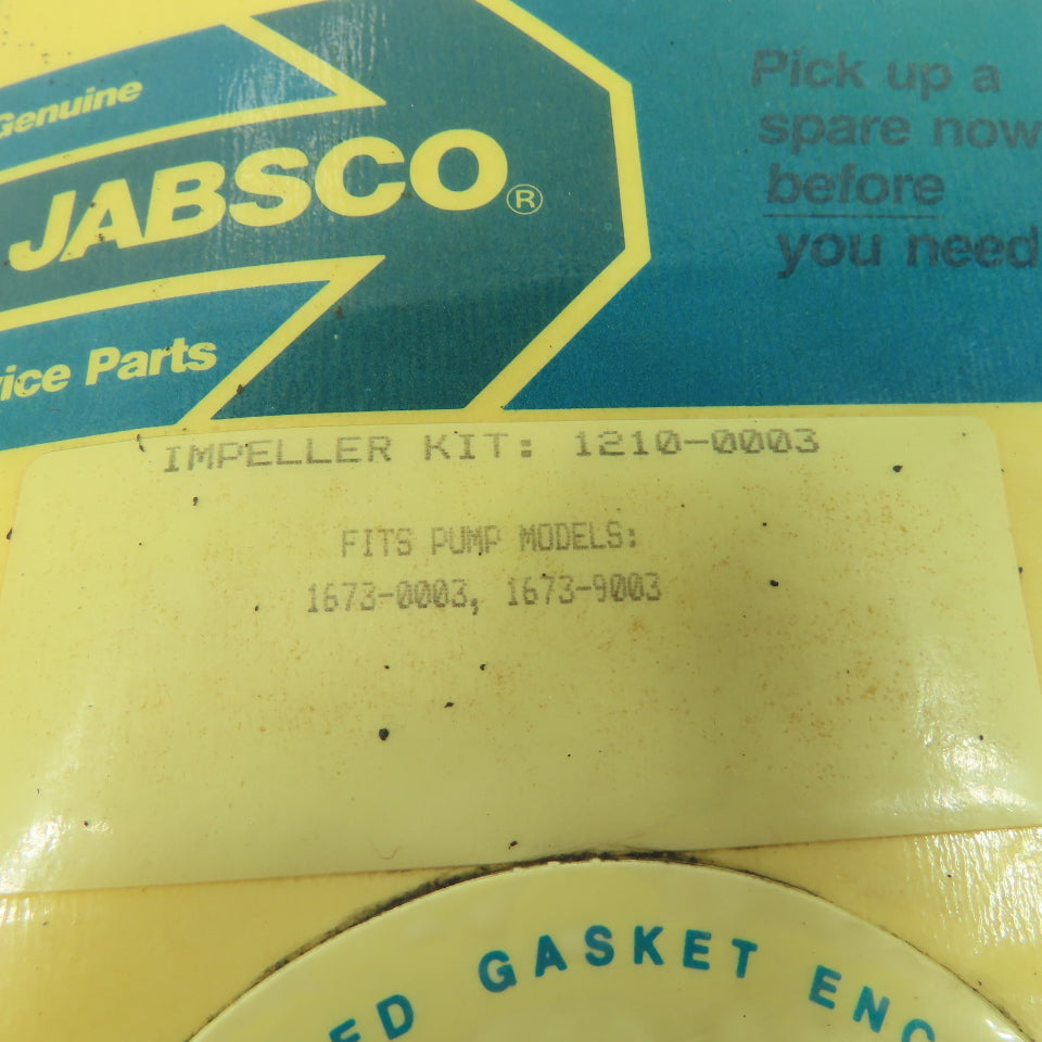 Jabsco 1210-0003 Impeller Kit 12-Blade