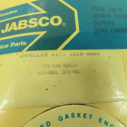 Jabsco 1210-0003 Impeller Kit 12-Blade