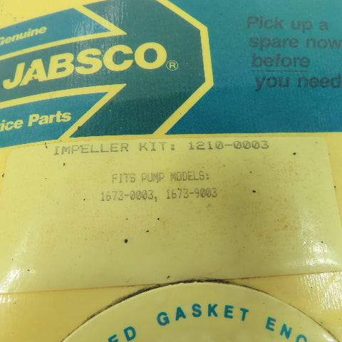 Jabsco 1210-0003 Impeller Kit 12-Blade