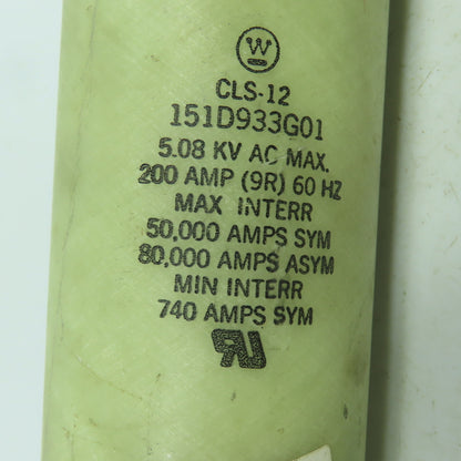 Westinghouse 151D933G01 CLS-12 5.08KV AC 200A Max Fuse 60HZ