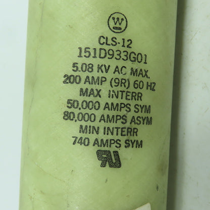 Westinghouse 151D933G01 CLS-12 5.08KV AC 200A Max Fuse 60HZ