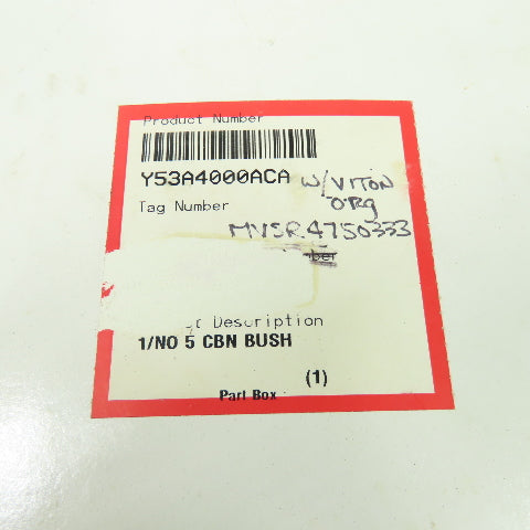 Flowserve Y53A4000ACA Seal Bushing 1/N0 5 CBN