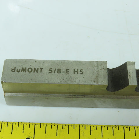 DuMont 5/8" W Style E High Speed Steel Keyway Broach 15-1/2" OAL