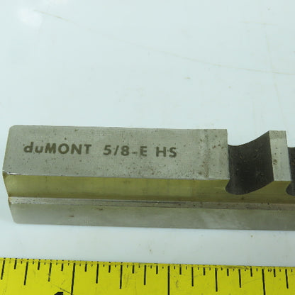 DuMont 5/8" W Style E High Speed Steel Keyway Broach 15-1/2" OAL