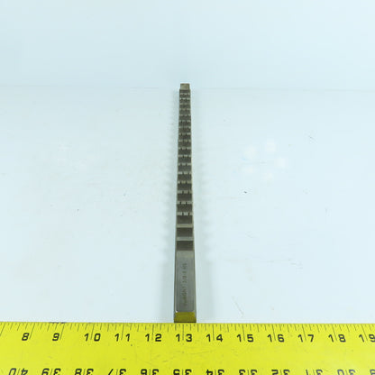 DuMont 5/8" W Style E High Speed Steel Keyway Broach 15-1/2" OAL