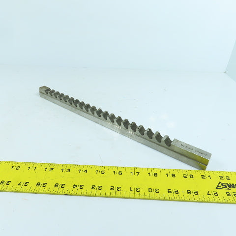 DuMont 5/8" W Style E High Speed Steel Keyway Broach 15-1/2" OAL