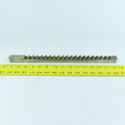 DuMont 5/8" W Style E High Speed Steel Keyway Broach 15-1/2" OAL