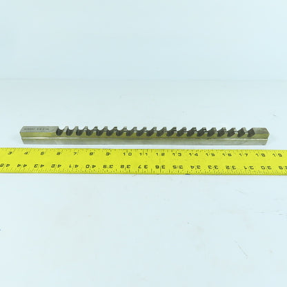 DuMont 5/8" W Style E High Speed Steel Keyway Broach 15-1/2" OAL