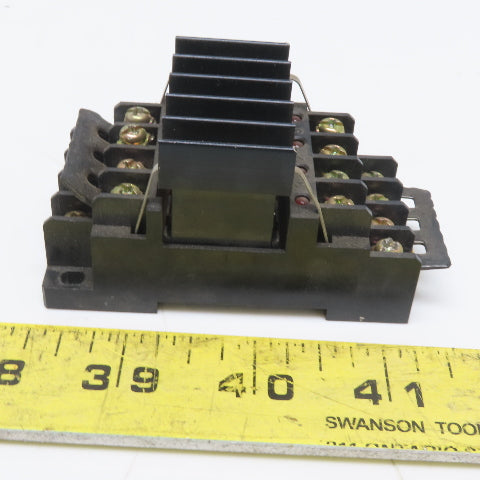 Omron P6BF-4BND Relay Module W/Base and Heat Sink 24VDC