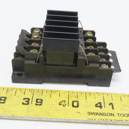 Omron P6BF-4BND Relay Module W/Base and Heat Sink 24VDC