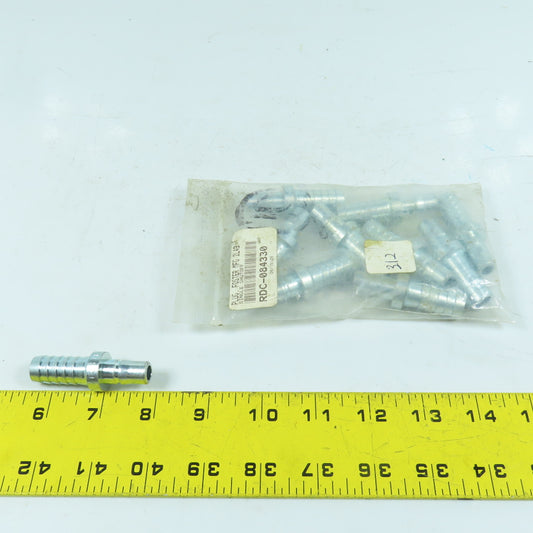 Foster 2L49 3/8" x 1/4" I.D. x 5/8" O.D. Quick Connect Hose Stem Plug Lot Of 10