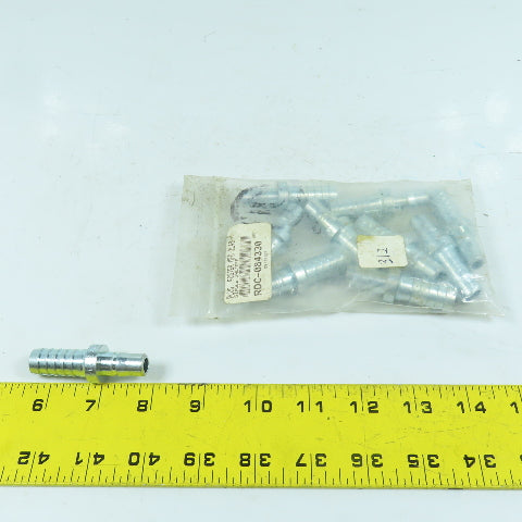 Foster 2L49 3/8" x 1/4" I.D. x 5/8" O.D. Quick Connect Hose Stem Plug Lot Of 10