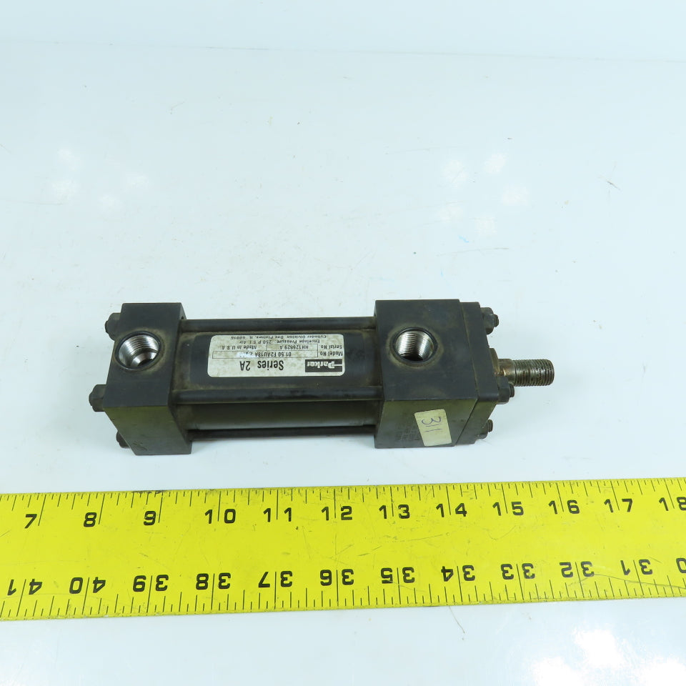 Parker 01.50F2AU18A Double Acting Pneumatic Air Cylinder 1.5" Bore 2" Stroke