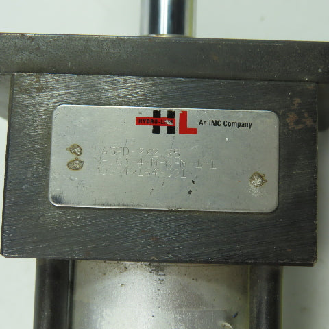 Hydro-Line LA5FD-2X2.25 2" Bore Double Rod End Pneumatic Cylinder 2-1/4" Stroke