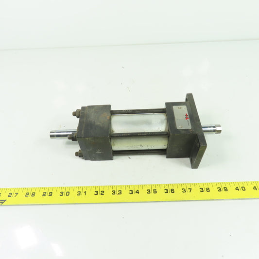 Hydro-Line LA5FD-2X2.25 2" Bore Double Rod End Pneumatic Cylinder 2-1/4" Stroke
