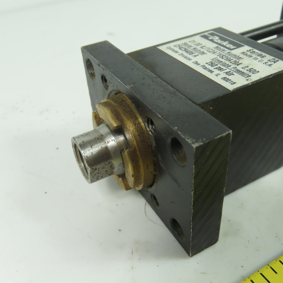 Parker 01.00 KJTC2ATVS29A29A 0.500 1" Bore Double Rod Pneumatic Cylinder 250PSI