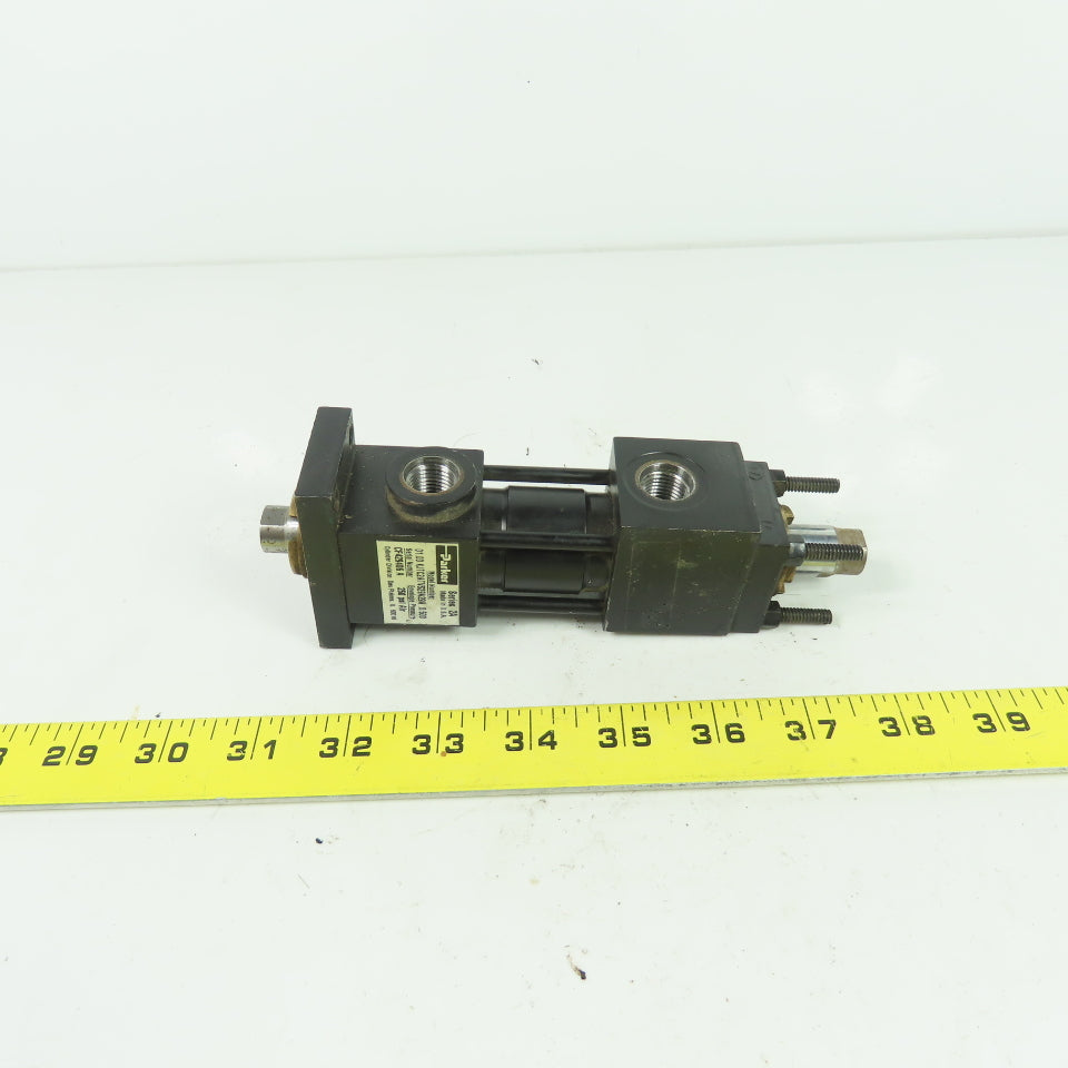 Parker 01.00 KJTC2ATVS29A29A 0.500 1" Bore Double Rod Pneumatic Cylinder 250PSI