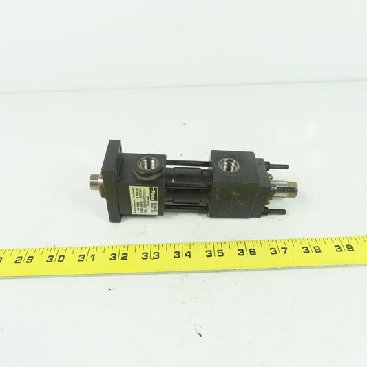 Parker 01.00 KJTC2ATVS29A29A 0.500 1" Bore Double Rod Pneumatic Cylinder 250PSI