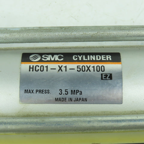 SMC HC01-X1-50X100 Double Acting Hydraulic Cylinder 100mm Stroke 50mm Bore