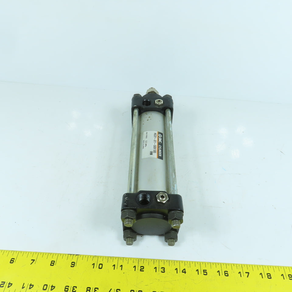 SMC HC01-X1-50X100 Double Acting Hydraulic Cylinder 100mm Stroke 50mm Bore