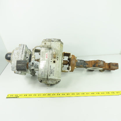 Flowserve B100S10 150PSI Pneumatic Actuator Valve W/2" Butterfly Valve As Is