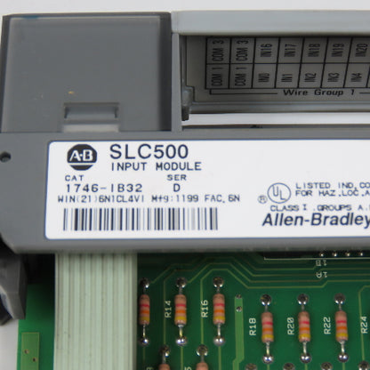 Allen Bradley 1746-IB32 Ser D SLC 500 Input Module (Clean)