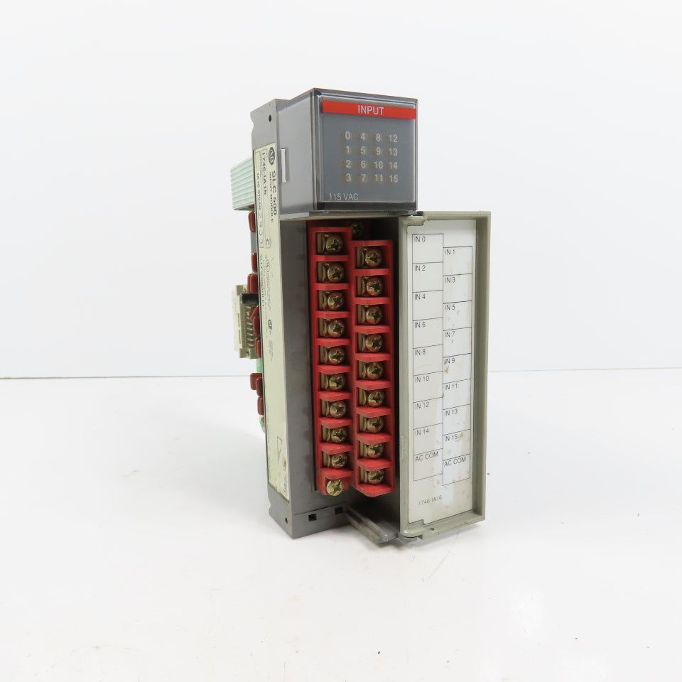 Allen Bradley 1746-IA16 Ser C SLC 500 Input Module (Clean)