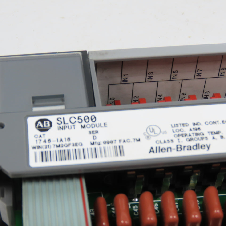 Allen Bradley 1746-IA16 Ser D SLC 500 Input Module (Clean)