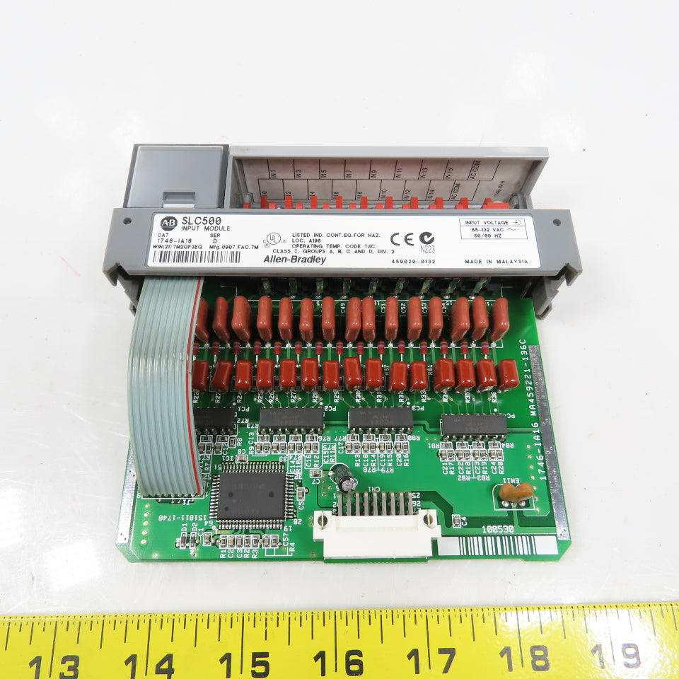 Allen Bradley 1746-IA16 Ser D SLC 500 Input Module (Clean)
