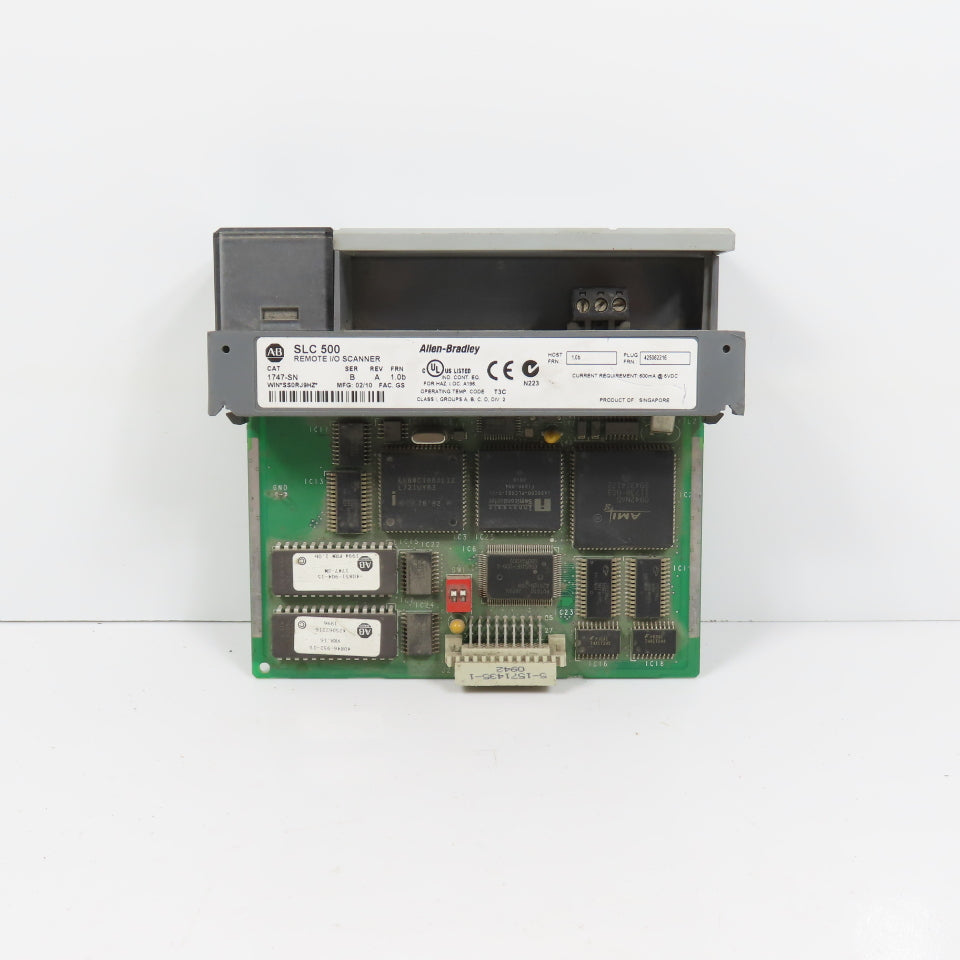 Allen Bradley 1747-SN Ser B Rev A FRN 1.0b SLC 500 Remote I/O Scanner