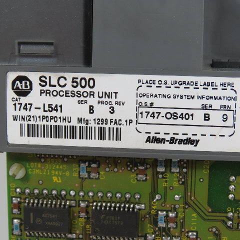 Allen Bradley 1747-L541 SerB Rev 3 5/04 Processor Unit W/ 1747-OS401 Ser B FRN 9