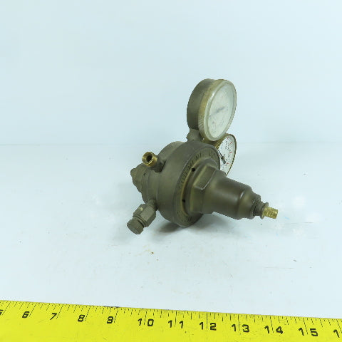 Victor VTS450E Compressed Gas Regulator 3000PSIG Max Inlet (Gauge Cover Missing)