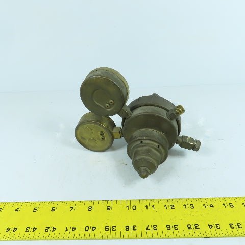 Victor VTS450E Compressed Gas Regulator 3000PSIG Max Inlet (Gauge Cover Missing)