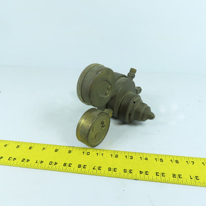 Victor VTS450E Compressed Gas Regulator 3000PSIG Max Inlet (Gauge Cover Missing)