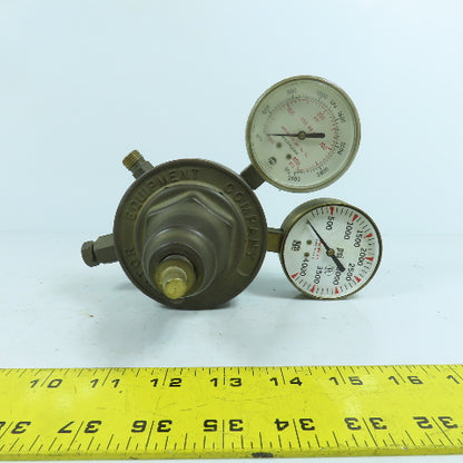 Victor VTS450E Compressed Gas Regulator 3000PSIG Max Inlet (Gauge Cover Missing)