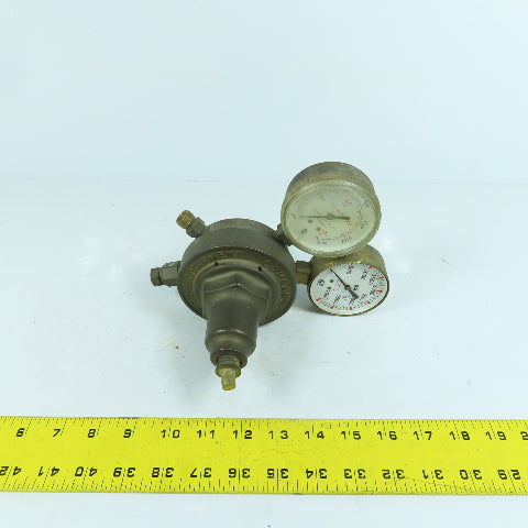 Victor VTS450E Compressed Gas Regulator 3000PSIG Max Inlet (Gauge Cover Missing)