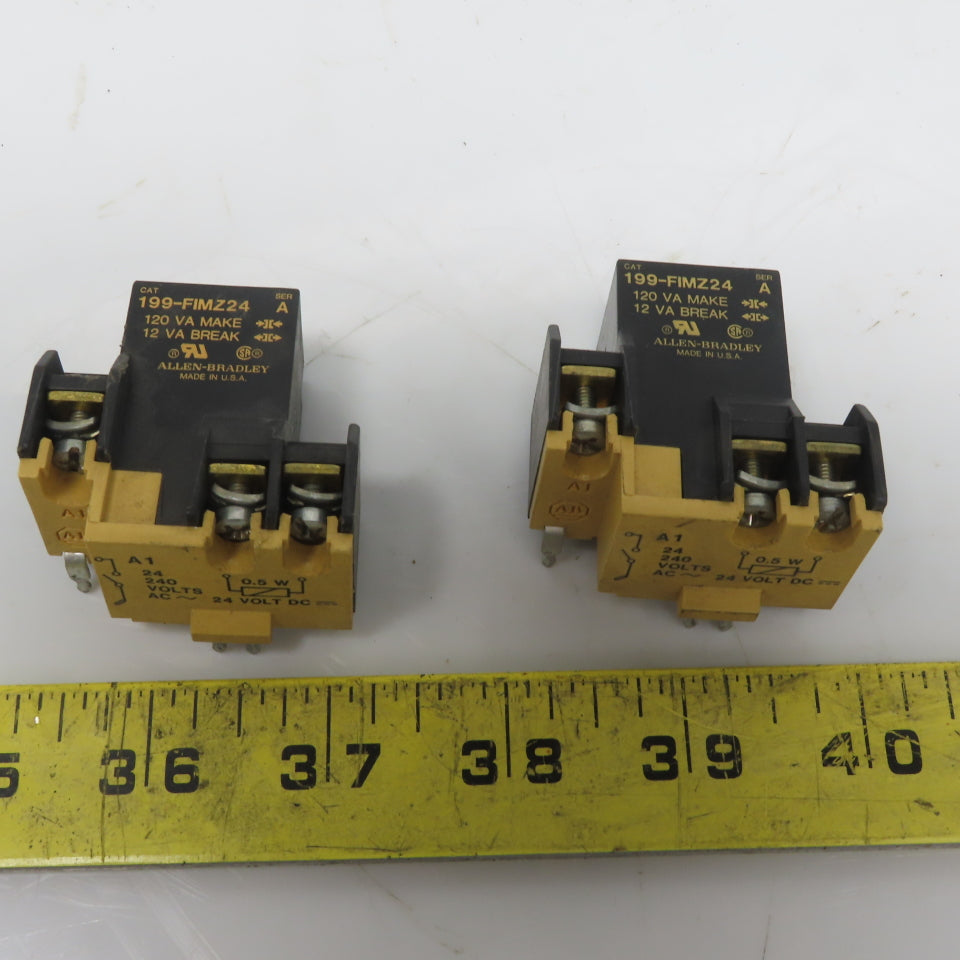 Allen Bradley 199-FIMZ24 SER. A Surge Suppressor Lot of 2