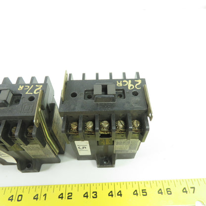 Square D 8501 GO-40 Ser B Control Relay 10A 120V Coil Lot Of 6
