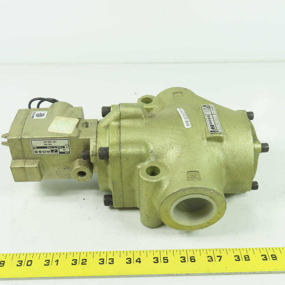Ross 2771B7001 Solenoid Control Valve 120V 50/60Hz 1-1/4" NPT 1-10Bar
