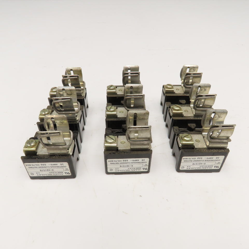 Allen Bradley X-401978 30A 600V Fuse Holder Lot Of 3