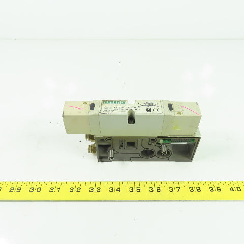 Numatics 122BB5R2MN00061 150PSI 4-Way Solenoid Pneumatic Valve Manifold 24VDC