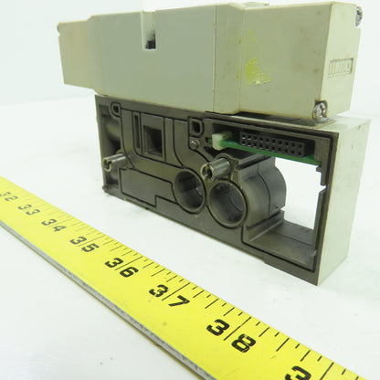 Numatics 122BB5R2MN00061 150PSI 4-Way Solenoid Pneumatic Valve Manifold 24VDC
