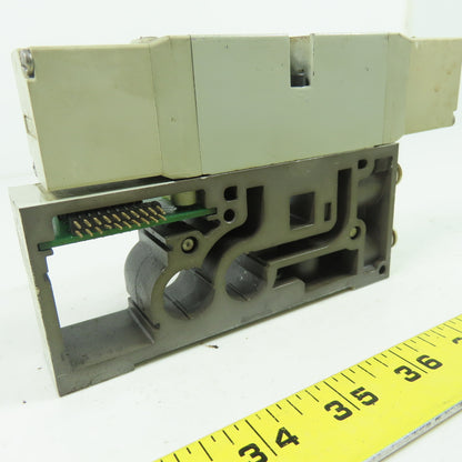 Numatics 122BB5R2MN00061 150PSI 4-Way Solenoid Pneumatic Valve Manifold 24VDC