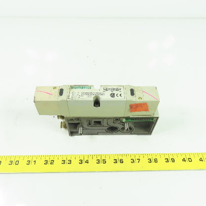 Numatics 122BB5R2MN00061 150PSI 4-Way Solenoid Pneumatic Valve Manifold 24VDC