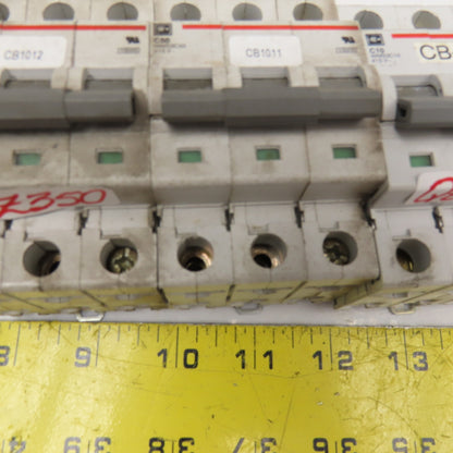 Cutler Hammer WMS3C50 WMS3C10 50A & 10A 415V 3 Pole Breaker Lot Of 4