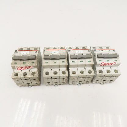 Cutler Hammer WMS3C50 WMS3C10 50A & 10A 415V 3 Pole Breaker Lot Of 4