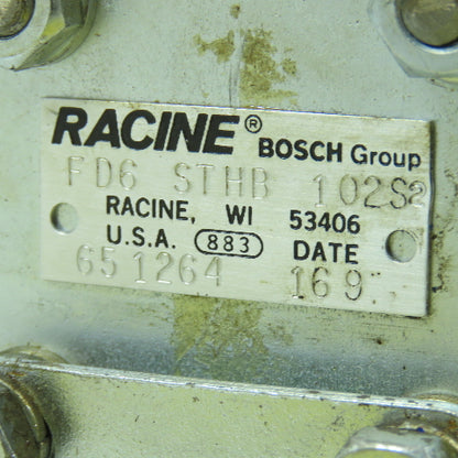 Bosch Racine FD6-STHB-102-S2 Hydraulic Push Button Valve